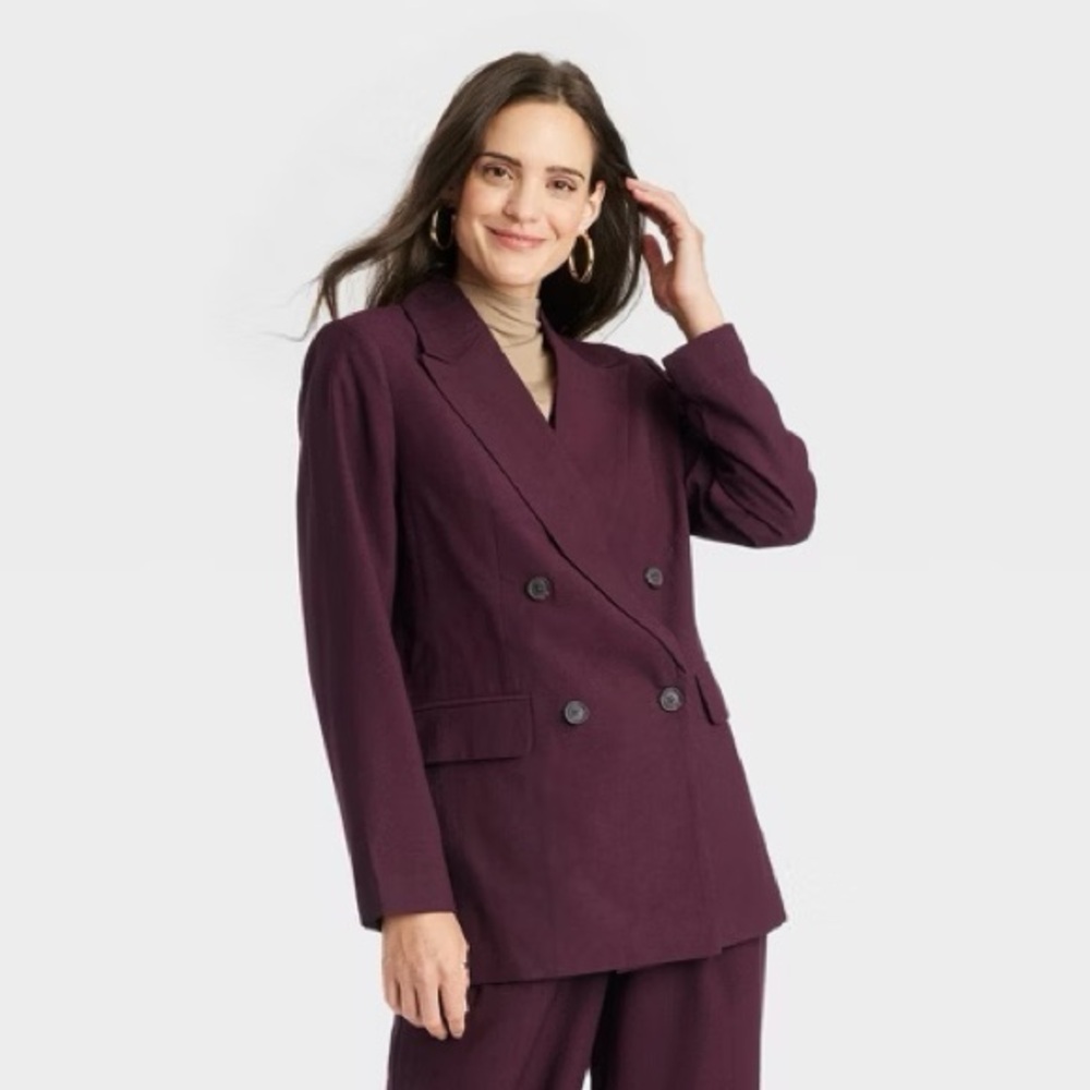 Blazer - Women's Double Breasted Blazer - A New Day XS